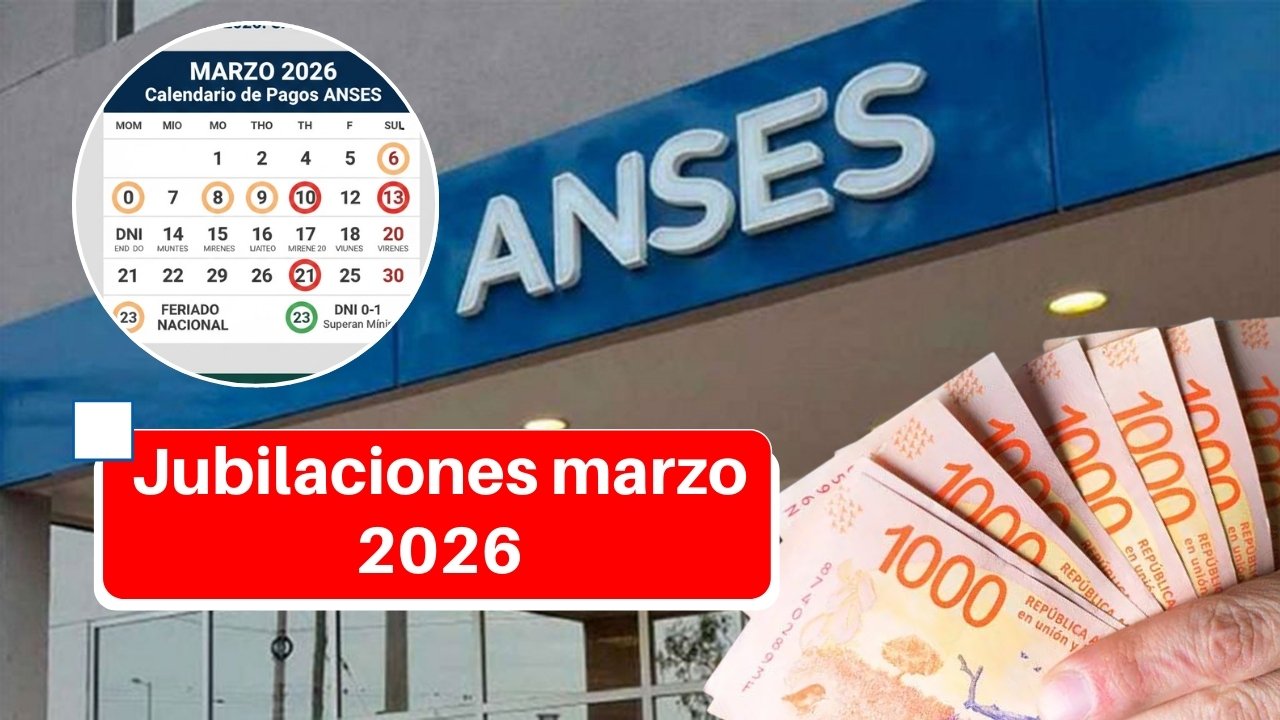 Jubilaciones marzo 2026: aumentos, bonos y calendario oficial